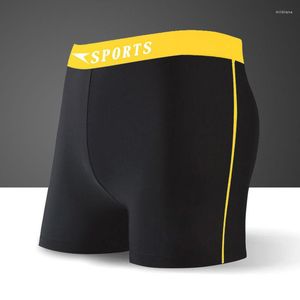 Roupas de banho masculinas masculinas de banho respiráveis ​​de homem nando de baú de boxe boxer swim swims shorts praia 2022