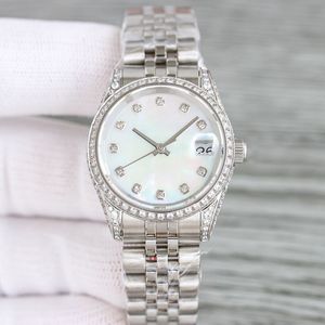 Orologio da donna automatico meccanico 31mm Orologio da polso da donna Acciaio inossidabile 904L Lunetta con diamanti Cinturino da polso di design Bracciale casual da polso da lavoro