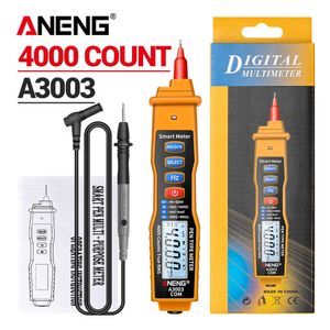 ANENG A3003 Digital multimeter penntypsmätare 4000 räkningar med icke -kontakt AC/DC spänningsmotstånd Kapacitans Hz Testerverktyg