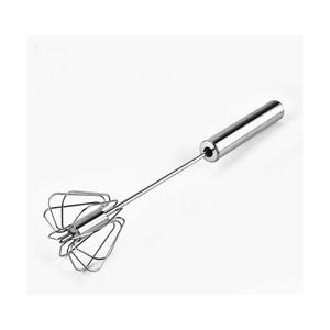 Utensili per uova Rotante Uovo Frusta Montalatte Tuorlo Bianco Mixer Frullatore Strumento in acciaio inossidabile Per bevande salutari Frullati Bianchi Wq665 Dr Dhof5