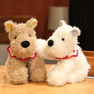 1 st 22-40 cm kawaii West Highland White Terrier Plush Toys Fluffy Animal Dog Dolls fylld h￤rlig valpleksak f￶r barn barn barn