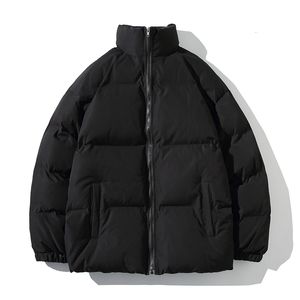 Mens Down Parkas Winter Jacket Män tjockare varm kappa stativ krage fast färg casual parka kvinnor mode streetwear överdimensionera 5xl 221207