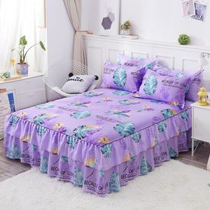 Sheets Fresh Home Style Bedspread On The Bed With Skirt Cotton Printing Linens For Elastic Fitted Sheet Need Order Cases on Sale