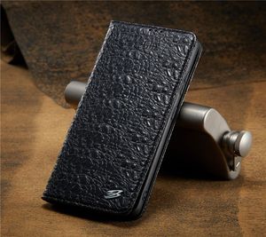 Patrón de cocodrilo Case Folio Genuine Cow Wide para iPhone 12 Mini 11 Pro Max XR XS 6S 8 Plus Slot Slot Phone Cover6935136