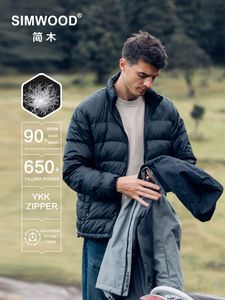 Mens Down Parkas Autumn Winter 90% białe kurtki kaczki mężczyźni PLUS Size Płaszcze Podstawowa kurtka puffer SL130392 221207