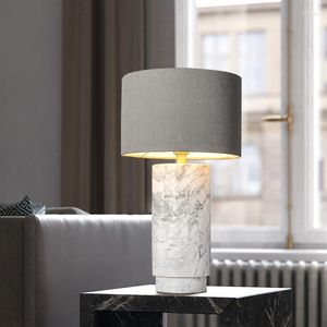 Table Lamps Modern Light Luxury Design Lamp Bedroom Bedside Living Room Sofa Coffee Office Study Marble