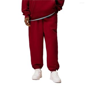 Men's Pants Solid Thick Polar Fleece Lined Joggers Unisex Winter Cozy Track Mens Sweatpants Sweat For Men Streetwear