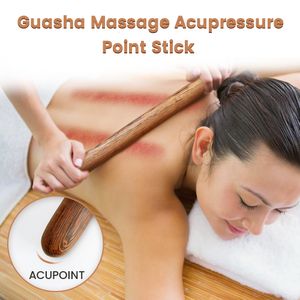 Full Body Massager Wooden Stick Acupressure Press Therapy Back Neck Foot Reflexology Point Guasha Scraping Health Care 221208