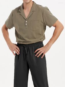 メンズポロスビジネスカジュアルソリッドカラーポロシャツ2022スリムフィット半袖ボタン