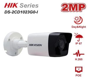 hikvision ds2cd1023g0i 2mp ir network poe ip camera屋外ナイトビジョンホームセキュリティビデオ監視カメラ7915378