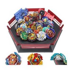 Спиннинг топ Beyblade Burst Set Toys Beyblades Arena Arena Bayblade Metal Fusion 4d с пусковым пусковым лезвием Bey Blade Blade Toy Christmas Gift Drop Dhcbh