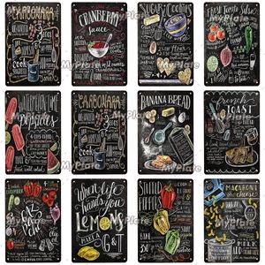 Hand-Painted Vintage Metal Painting Tin Sign Vintage Kitchen Decoration Plaque Home Wall Decors Bar Signs Pub Decor Hot Dog Poster 20cmx30cm Woo