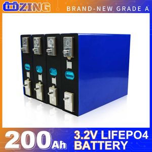 Neue 3,2 V Lifepo4 Batterie 200 Ah 4/8/16/32 PCS Akku Pack 12 V 24 V 48 V DIY Zellen für Boote Golf Carts EU US zollfrei