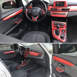 3D / 5D Fibra di carbonio Car-Stylin Interni Console centrale Cover Cambia colore Stampaggio Decalcomanie per BMW Serie 2 F22 F23 F45 F46 / 4 porte