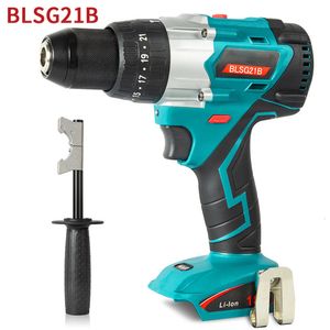 Electric Drill BLSG21B Cordless Screwdriver Woodworking for 18V Battery 2 Speed Hand Driver Wrench Ice Power Tools 221208