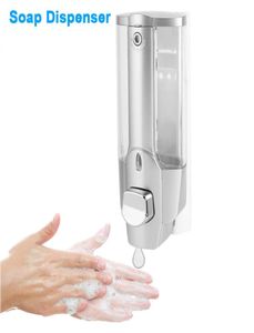 Bath Soap Shampoo Dispenser 350ml Wall Mount Shower liquid soap dispenser with a Lock for Bathroom Washroom8953723