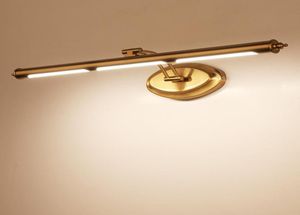 Wall Lamp European Led Mirror Golden Bathroom Cosmetic Light Stainless Steel Vanity Makeup Dresser Sconce Cabinet Lighting4345749