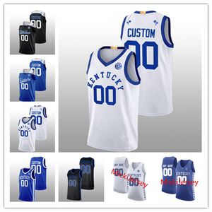 Personalizado Kentucky Wildcats Basquete Jersey Wenyen Gabriel Hamidou Diallo Jarred Vanderbilt Jamal Mashburn Tyler Herro Anthony Davis Tyrese Maxey Reino Unido Jerseys