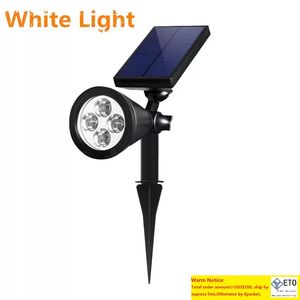 Światło trawnika słonecznego 10W Wodoodporne światło reflektorów Outdoor Ogrodu Lampa ścienna krajobraz Light Lights White Light