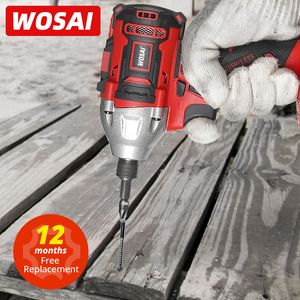 Electric Drill WOSAI 20V Brushless Screwdriver 300NM LithiumIon Battery Cordless Driver Household Impact Power Tools 221208