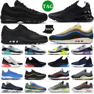 air max 95 Scarpe da corsa Zebra Blue crema Nero Rame Bianco Rosso Per Uomo Donna Outdoor Sneakers Sportive Atletiche