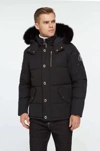 Men s Down Parkas Winter Men Down Jacket päls krage huva 3q förtjockad vinter anka borttagbar huva kort kappa för 221208