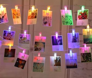PO CLIPS String Light Battery Powered LED Clips Lights Christmas Light for Hanging Pictures Card Notes Artwork Fairy Lights6268828