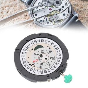 Titta p￥ reparationssatser OS00 Quartz Movement Alloy Professional Dual Calendar Replacement med batteri