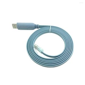 Datorkablar 1.8m USB till RJ45 Console Cable Debug Line A7H5 för H3C ARBA 9306 Huawei Router Rollover