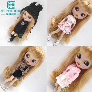 Doll Accessories Blyth Clothes fashion Sweatshirts casual hats socks sports shoes for 2830cm Azone OB22 OB24 doll accessories 221208