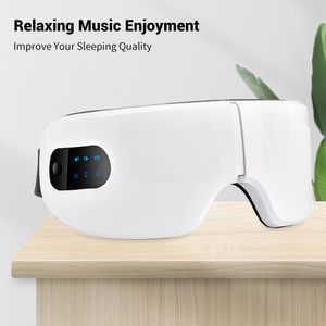 Eye Massager 3D Electric Heat Protector Trådlös laddningsbar trötthet Stressavlastning Dark Circle Borttagning Portable Care Device 221208