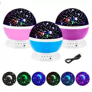 USB Star Night Light Music Starry Water Wave LED -lampor Remote Bluetooth Colorful Rotating Projector SoundActivated Decor Lamp