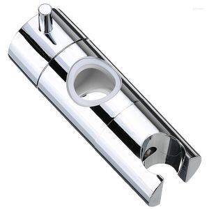 Bath Accessory Set 1 Pc 22mm Shower Head Holder Chrome Slider Bracket Riser Rail Screwed Wall Bathroom Sturdy Easily Install