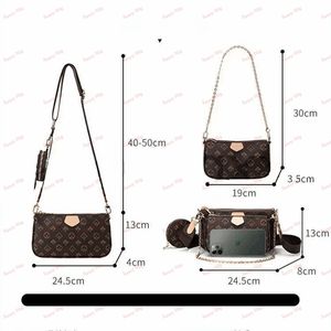3 parçalı sling çanta zinciri bayan el çantası eski çiçek lüks telefon çantaları tasarımcısı küçük dairesel cüzdan kolye crossbody çanta