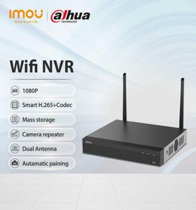 Dahua Imou WiFi Network Security System 8ch Wireless NVR 1080p Upplösning Stark metallskal överensstämmer med OnVIF -standarder4858034