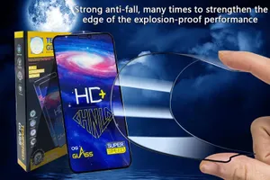 HD Glass Protector Kingkong för iPhone 14 14Pro Samsung A51 Promax Screenprotector Clear med Packing Air Cushion Edge Arc Hempered HD ScreenGuard Infinix Pixel
