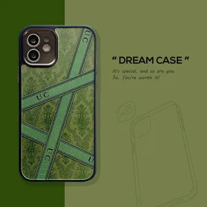 Deasigner Green Silicone Phone Cases For IPhone 14 13 Pro Max 12 Mini 11 11Pro 14 Plus XR XSMAX Fitted Casual Iphone Cases With Letters