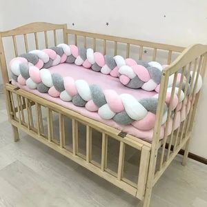 Yatak rayları bebek beşik tampon örgü yastık yastık doğdu karyola t oda dekor 1m/2m/3m/4m 221209