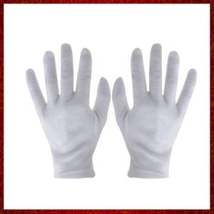 ST818 Suchy ręce rąk Rękawiczki spa rękawiczki ceremonialne Części Białe bawełniane rękawiczki robocze 1 pary rękawiczki