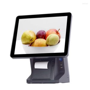 True Flat Touch Screen All In One Windows 7 System With Printer VFD