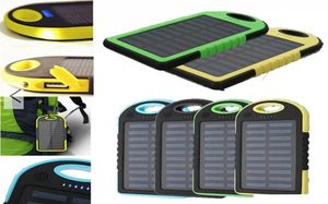 Haoxin LED Solar Panel Portable Waterproof Power Bank 12000 mAh Podwójny USB Solar Battery Batter Bank Portable Charger Cell Phone 6222593