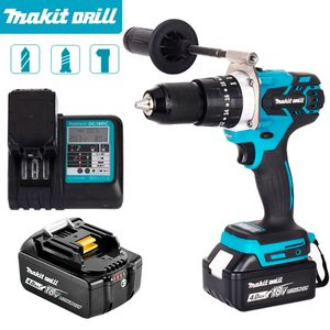 Electric Drill 18V 1M Brushless Skruvmejsel 1m trådlös påverkan Skruvmejselborr för isskruvar Autolocking Chuck 221208