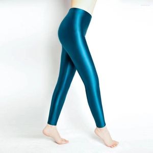 Leggings da donna lucidi a vita alta senza cuciture donna uomo yoga pantaloni da allenamento taglie forti per pantaloni da palestra pantaloni attillati