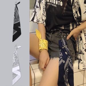 Belts homens mulheres punk hip hop calça de calça com lenços quadrados de joias de joalheria calças de chaves prateadas cadeias de metal cool portachiavi