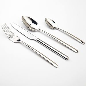 Dinnerware Sets Cozy Zone Luxury Cutlery Steel Quality 24Pcs Tableware Knives Forks Dining Dinner Western Food Restaurant 221208