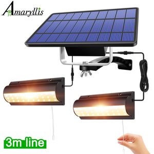 Garden Decorations Upgraded Solar Pendant Lights Outdoor Indoor Auto On Off Lamp for Barn Room By Chicken With Pull Switch And Line 221208