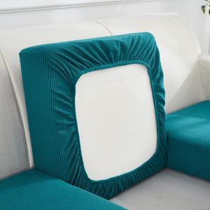 Sandalye kapakları Jacquard kanepe yastık kapağı evcil hayvanlar için elastik funiture koruyucusu kalınlaşmış yıkanabilir anti -kayma kanepe slipcover