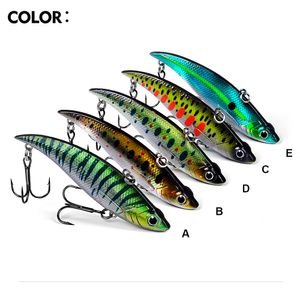 5 F￤rgbetar 9cm 19,5 g neds￤nkt blyertspenna VIB Fiske Lure Hard Bait Minnow Crankbait Life-liknande Swimbait Vib Sinking Lures Bass