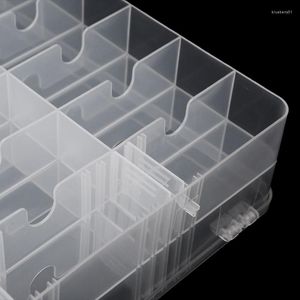 Nail Art Kits Pro 48 Lattice Polish Holder Display Container Organizer Storage Box för CA