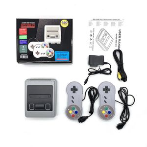 Console di videogiochi retrò Mini TV a 8 bit con due giocatori di gioco portatile GamePad integrati da 620 giochi per SFC